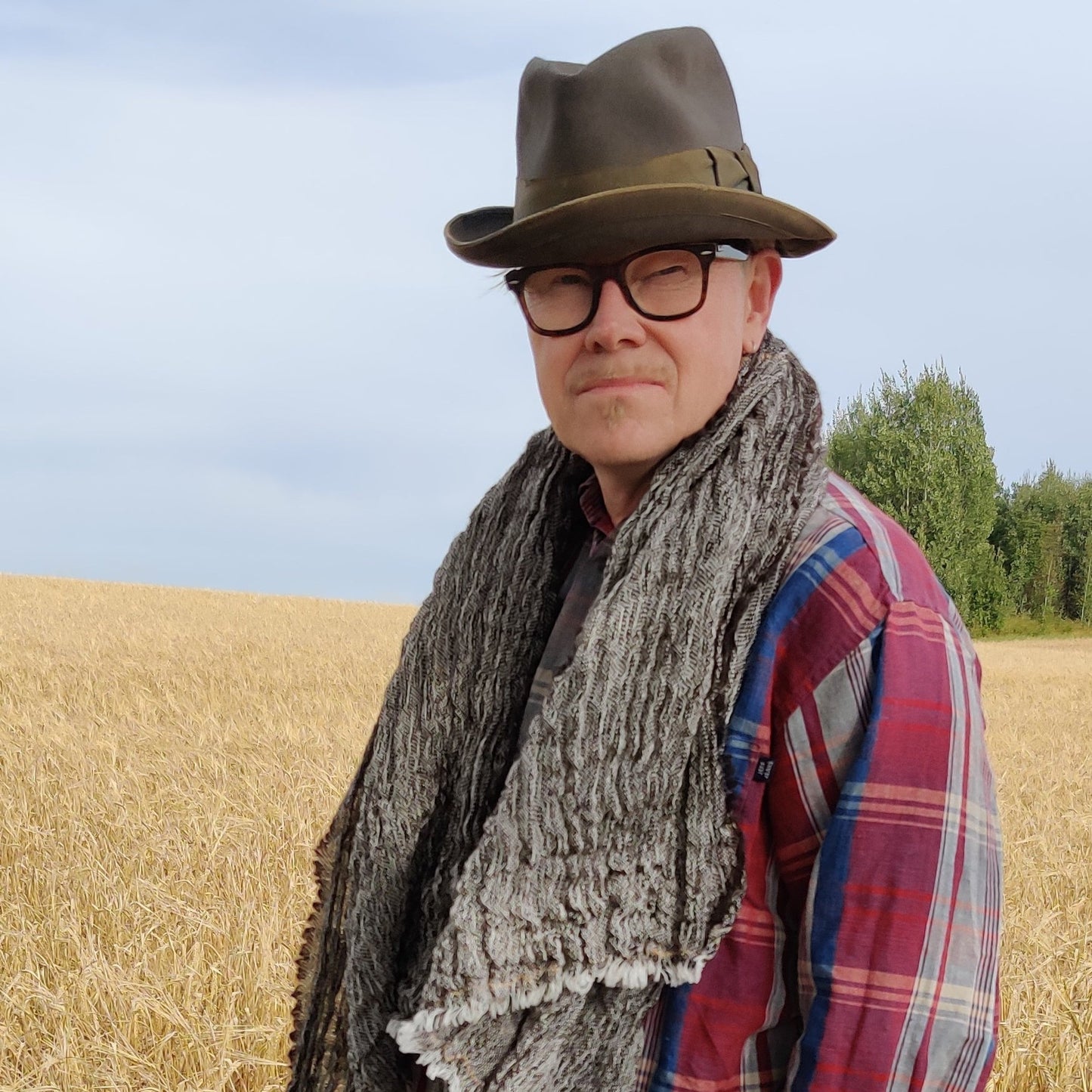 Easy going wrinkly scarf KAARNA