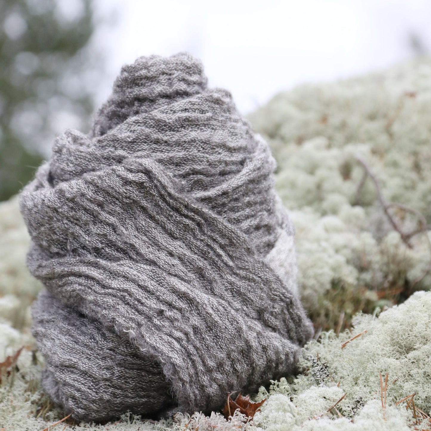 Easy going wrinkly scarf KAARNA