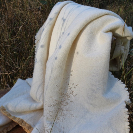 Warm blanket, natural white
